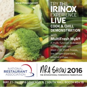 Irnox will be cooking at the NRA Show