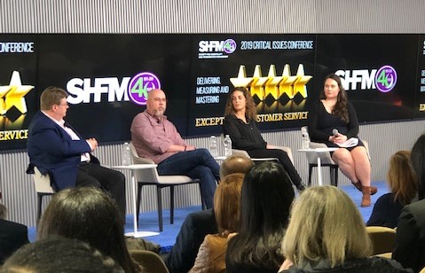 Last week's SHFM annual Critical Issues Conference centered on customer service and featured a panel of experts in the field form varied backgrounds: ARAMARK, WE WORK & AMEX, and was moderated by Becky Schilling