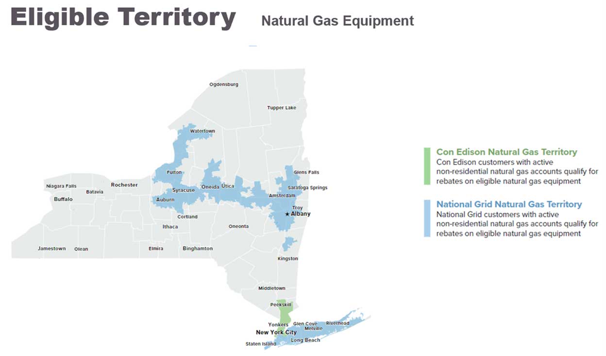 Eligible Territory Gas Equipment